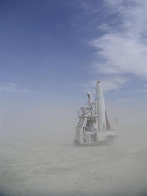 Mission control, we can't find the launch pad.  We seem to be stuck in a dust storm