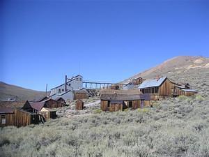 Bodie houses and mine buildings