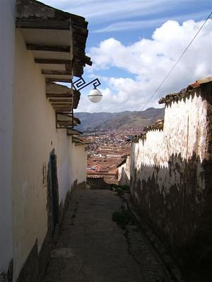 Typical Cuzco street