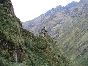 Green Andes peaks