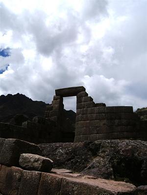 Entrance to the sun temple of Pisaq