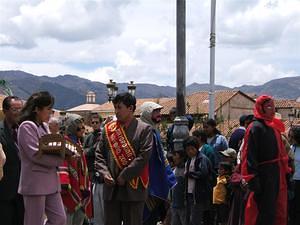 Cuzco mayor and Christmas celebrations