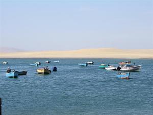 Fishing boats in Paracas