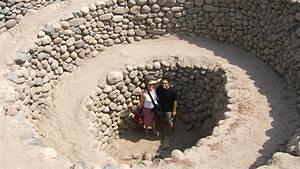 Anna and Chris at the bottom of a spiral