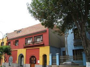 Multicolor buildings in Barranco