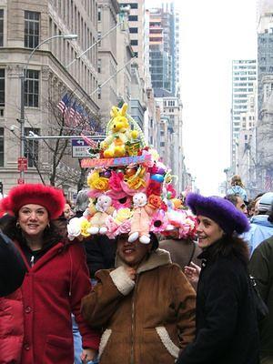 Giant happy easter hat