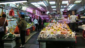 Night seafood market