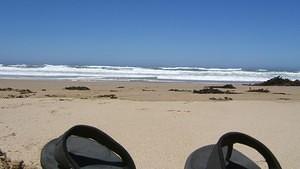 Flipflops on the beach