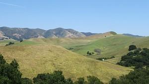 Rolling hills of Cal Poly