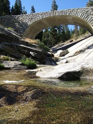 Bridge and stream on General's highway