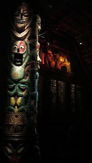 Wide eyes in the Tiki room