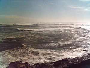 Storm surf in San Diego