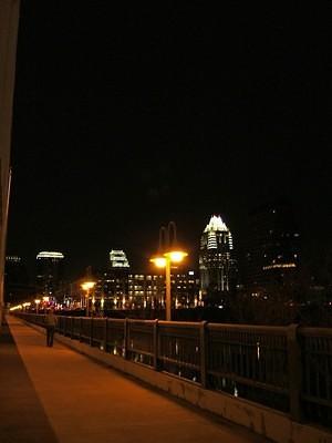 Downtown Austin at night