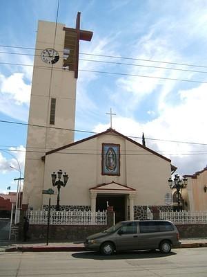 Church near the park.  Tecate, MX