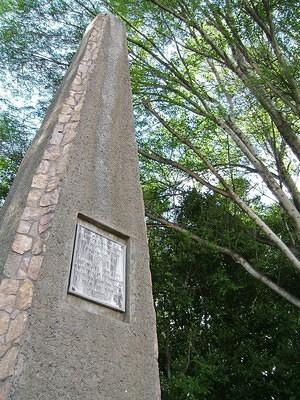 Monuments in Tecate's park.