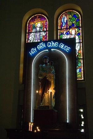 Neon altar