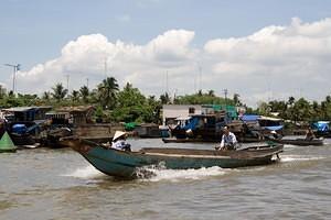 Boats on the Mekong