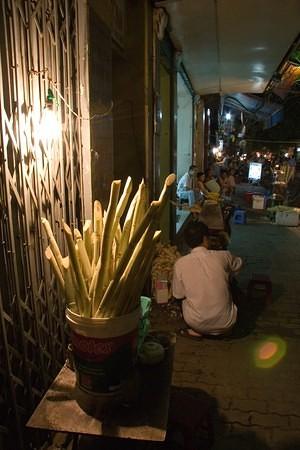 Sugar cane juice vendor