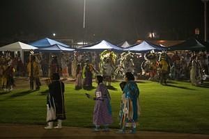 Elders in the powwow grand entry