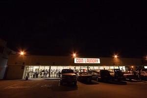 Coin Laundry on 25th Street by night