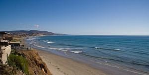 Beach and ocean view from Puerto Nuevo