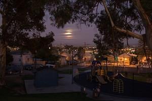 Full moon over Grant Hill Park