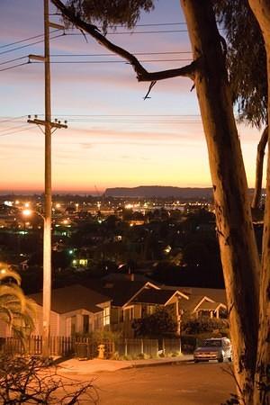 Point Loma sunset from Grant Hill