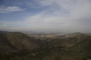 East view towards Escondido from Harmony Grove Overlook