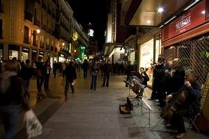 Night musicians in the Sol area