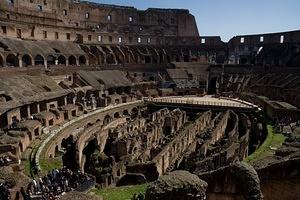 Inside the Colosseum