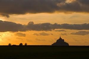 Le Mont-Saint-Michel sunset