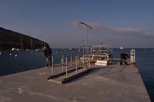 Fishing off the dock