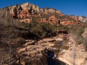 Overview of Slide Rock State Park