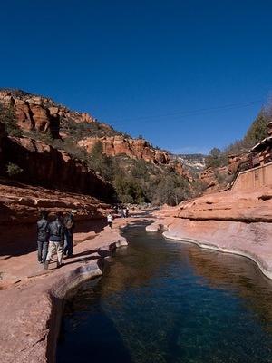 Oak Creek canyon walls