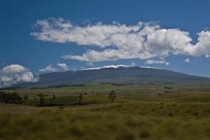 Speeding by Mauna Kea