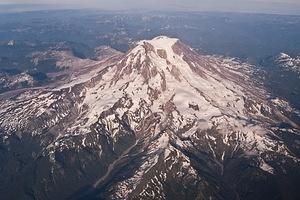 Mount Rainier from the air