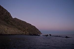 San Clemente Island's fishhook at dawn