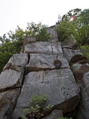 Carved stone Buddha