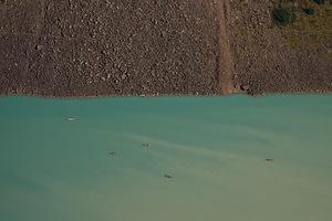 Canoes on Lake Louise