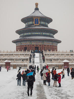 Snowy Temple of Heaven