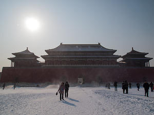 Freezing winds in the Forbidden City