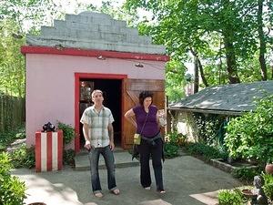 Ganesh's back yard temple