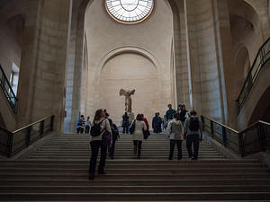 Winged victory stairs