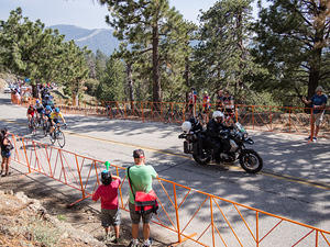 AMGEN Tour of California Stage 6 finish at Mountain High