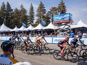 AMGEN Tour of California Stage 6 finish at Mountain High