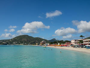 Philipsburg beach