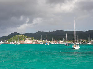 Fort Louis overlooking Marigot's harbor