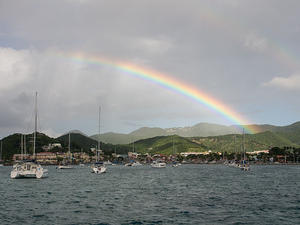 Rainbow over Marigot