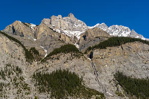 Mountain waterfall