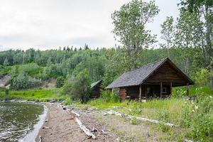 Old guest cabins